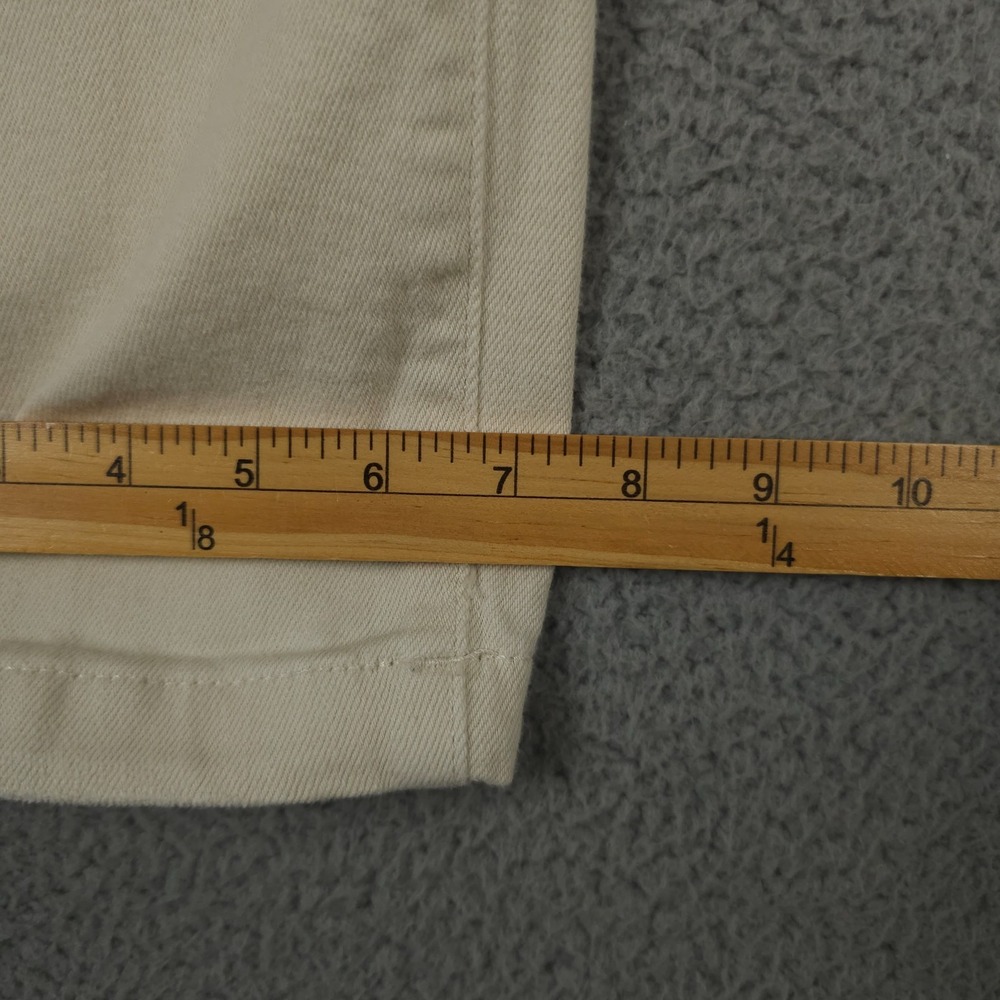 Good American Jeans Womens 14 32 Cream Bone Good Classic High Rise Waist Stretch - Picture 8 of 13